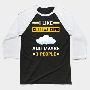 3 People Cloud Watching Baseball T-Shirt